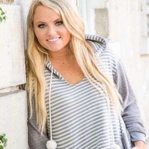 Jadelynn Brooke Pom Pom hoodie